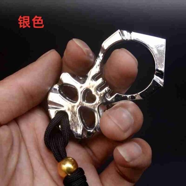 Cthulhu broken window survival key one finger buckle hand buckle with car equipment with single ring tiger legal defense fight punch buckle