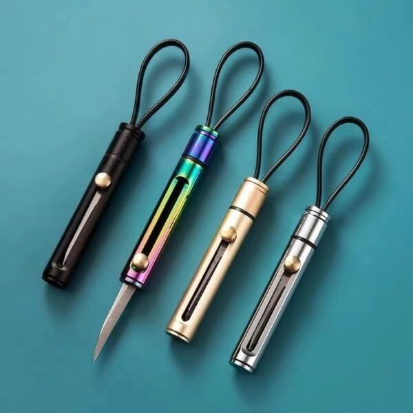2022 Portable Stainless Steel Knife Key Chain Hanging Gift Mini Outdoor Car Self-defense EDC Tool Pendant Express Knife
