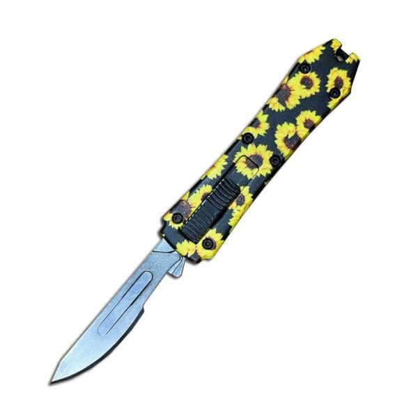 mini otf surgery knife, removable blade,pocket EDC keychain knives--SBM-SS028