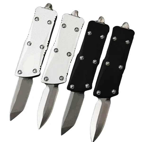 2.0 INCH D2 Steel Aviation Aluminum T6061 Handle  OTF Knife -TKC169