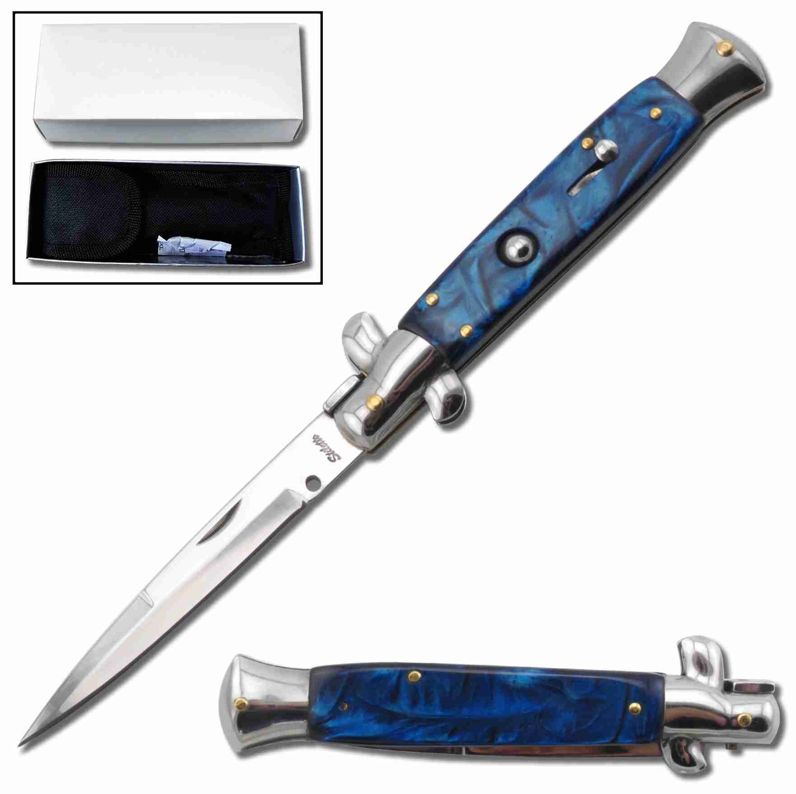 9inch Flick Knife Stiletto Switchblade