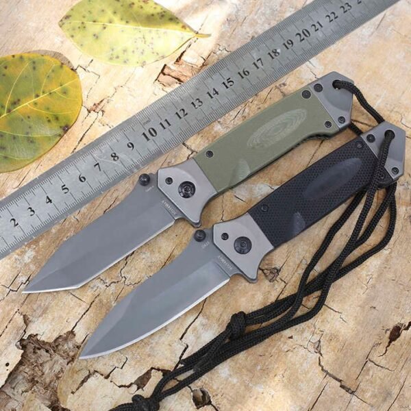 Stock Quality High Hardness Stainless Steel 8CR14MOV Hunting Knife Style Camping WithG10 Handle