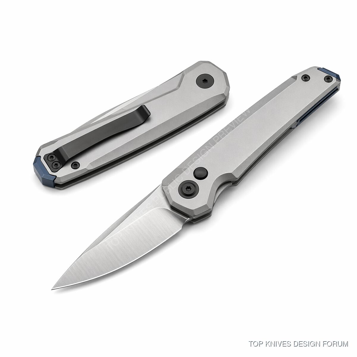 Lunar-Tap - TK-LUNAR-TAP-20260421-VR - Folder button lock；Compact clip point folder - TOP KNIVES