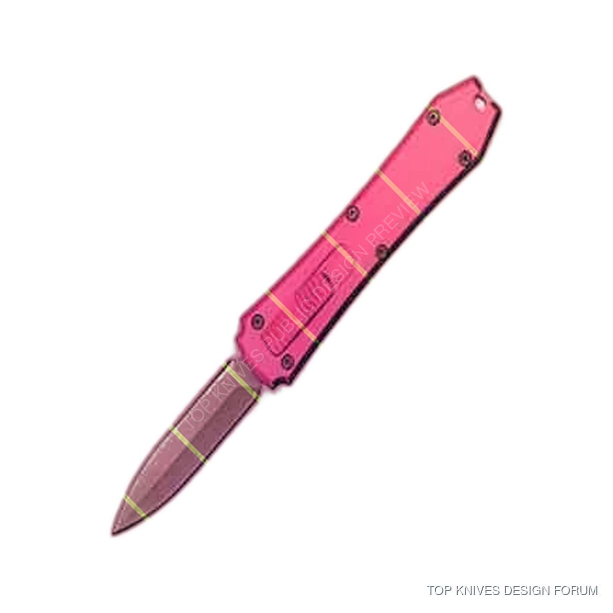Mini Coffin Neon - TK97Z-NEON-COFFIN-VR - Mini coffin OTF variant - TOP KNIVES