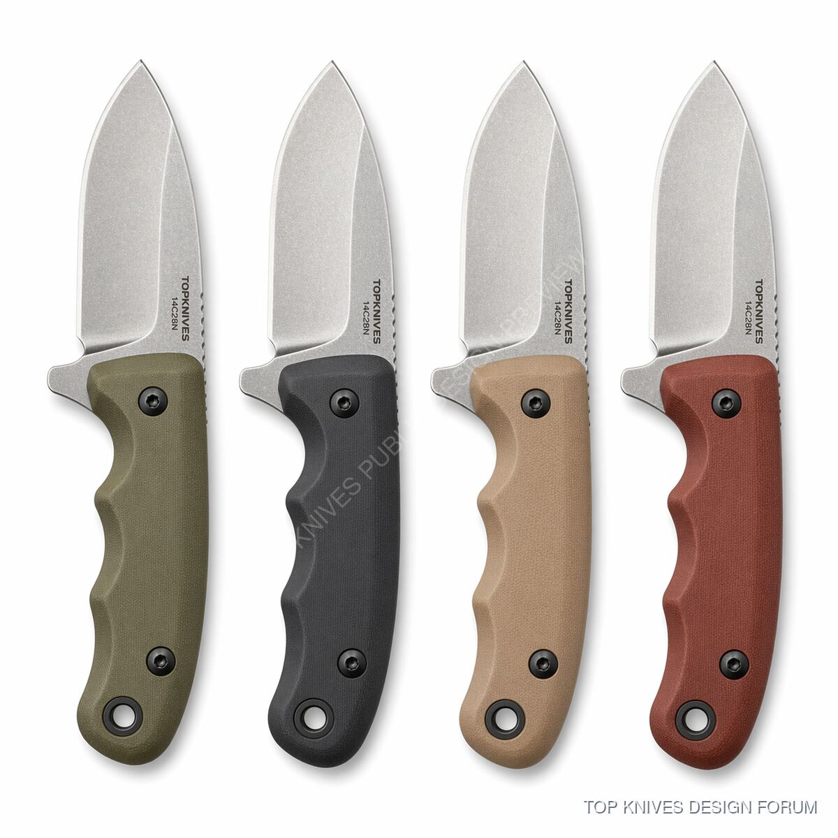 Olive Talon - Fixed - Fixed blade / full tang utility - TOP KNIVES