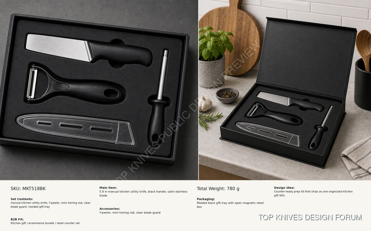 MKT518BK - MKT518BK - Combo Kit / Gift Set - TOP KNIVES