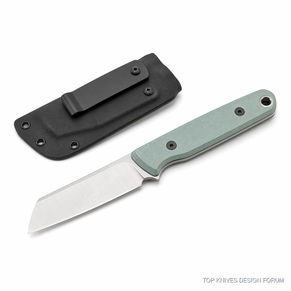 Salt-Fern - TK-SALT-FERN-20260421-VR - Fixed corrosion utility；Slim sheepsfoot fixed - TOP KNIVES