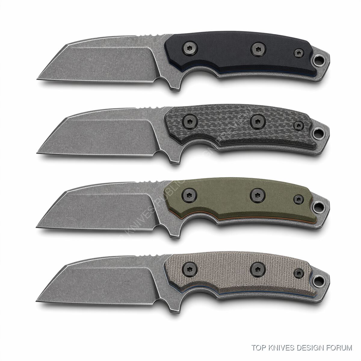 Vault-Shear - TK-VAULT-SHEAR-20260424-VR - Fixed blade / angular sheepsfoot utility - TOP KNIVES