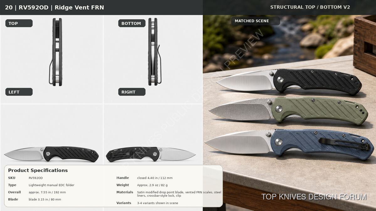 FRN - TK-RIDGE-VENT-FRN-20260511-VR - lightweight manual EDC folder - TOP KNIVES