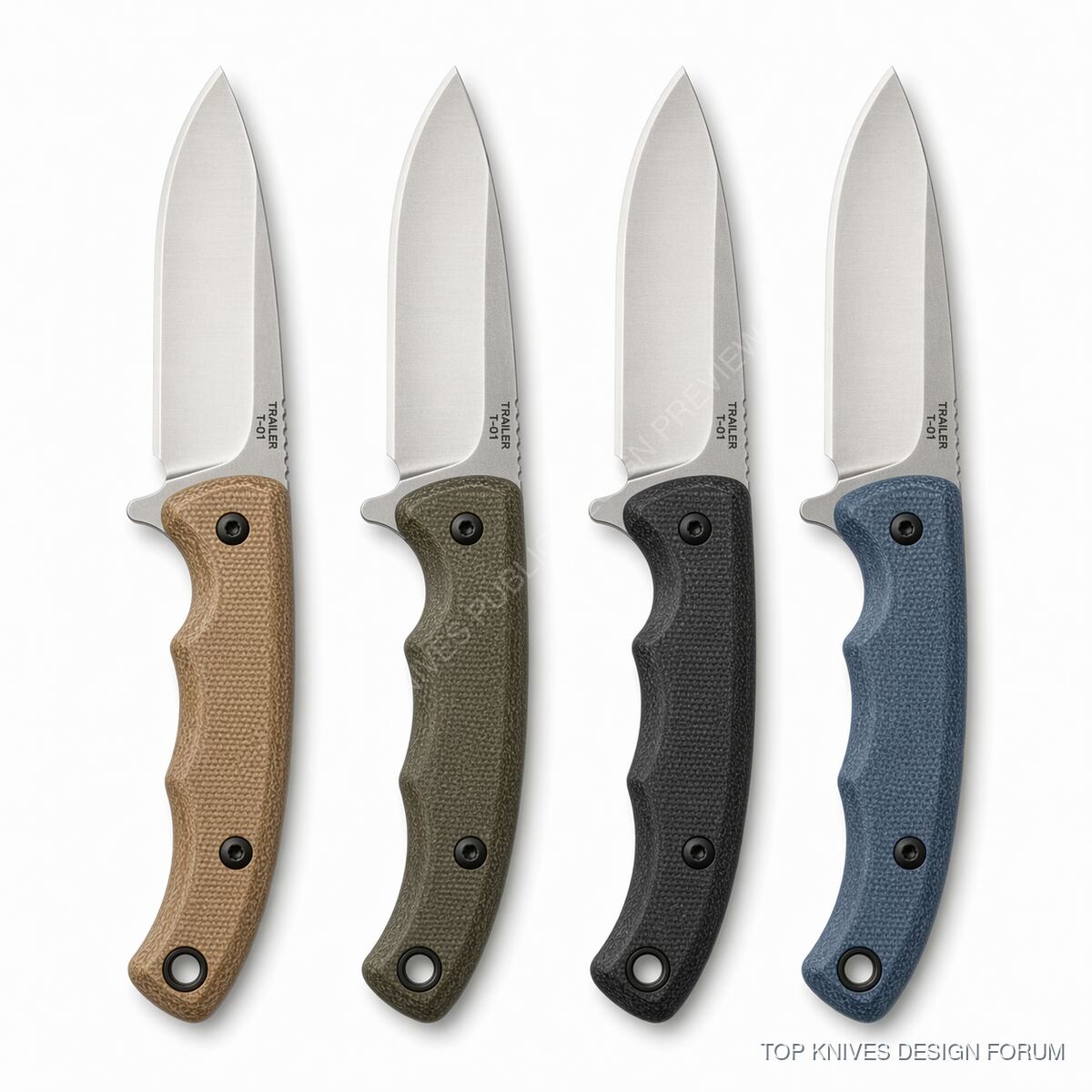 Canyon Micarta - Fixed - Fixed blade / full tang utility - TOP KNIVES