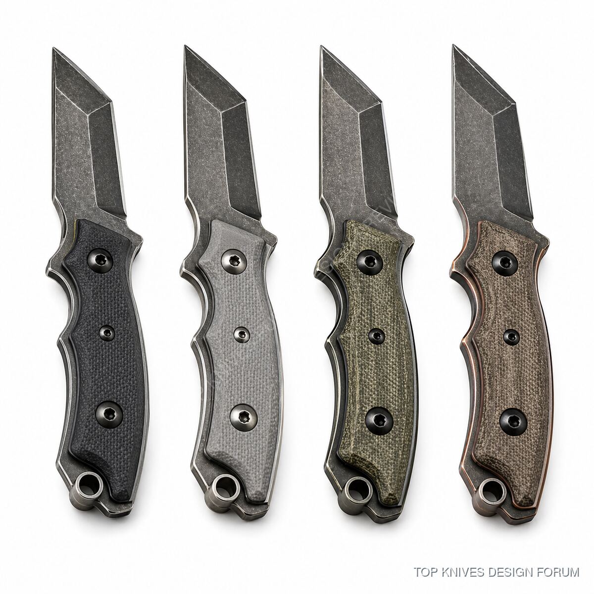 Chisel-Tang - TK-CHISEL-TANG-20260430-VR - Fixed blade / compact chisel-tanto exposed tang utility - TOP KNIVES