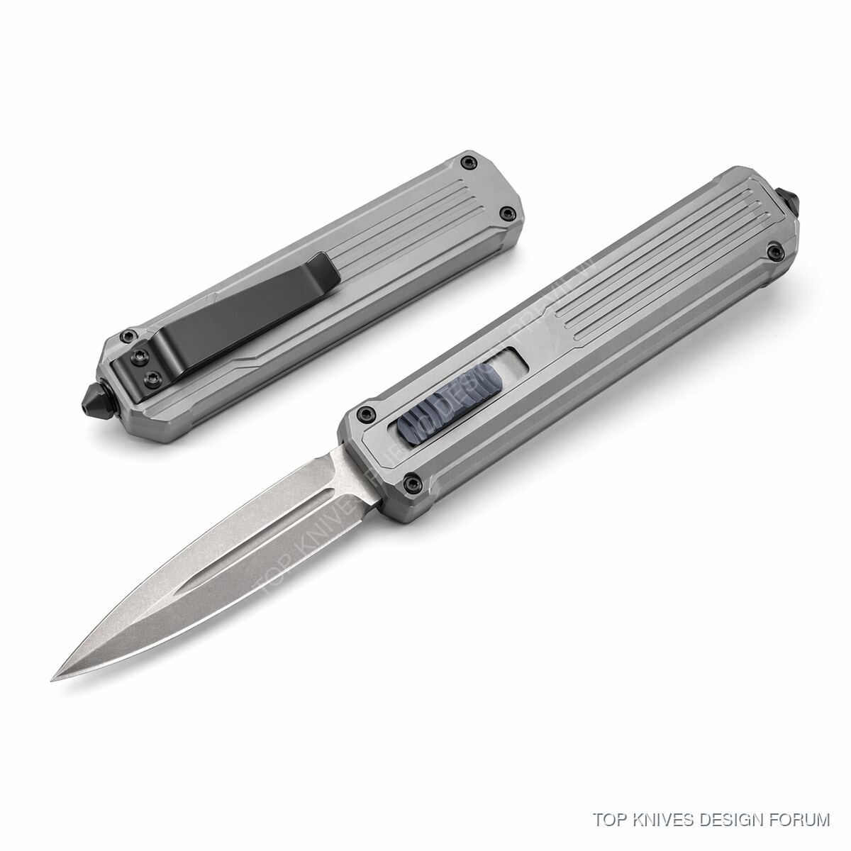 Frostline-Rail 114 - OTF-FROSTLINE-RAIL-114-VR - OTF compact；Spear point OTF - TOP KNIVES