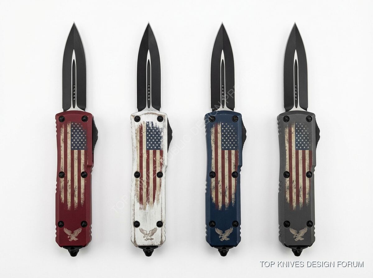 AmericanFlag Distressed - 104 - EDC knife / pending brief confirmation - TOP KNIVES