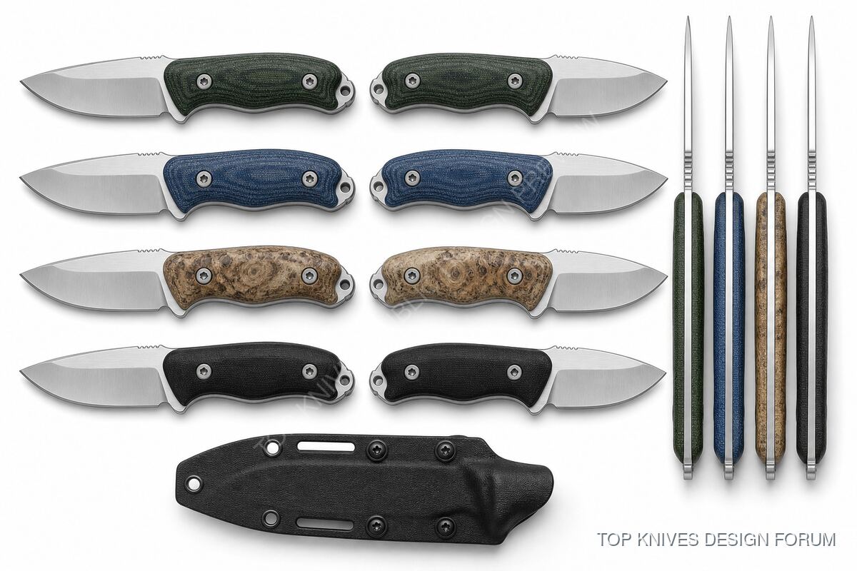 TWF592GN Taiga Water Field Fixed - 03 - Fixed blade / full tang utility - TOP KNIVES