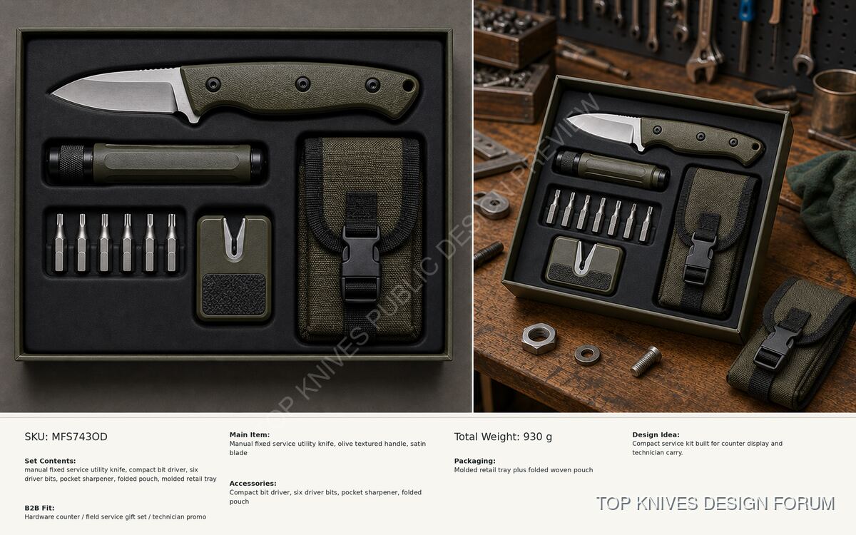 MFS743OD - MFS743OD - Combo Kit / Gift Set - TOP KNIVES