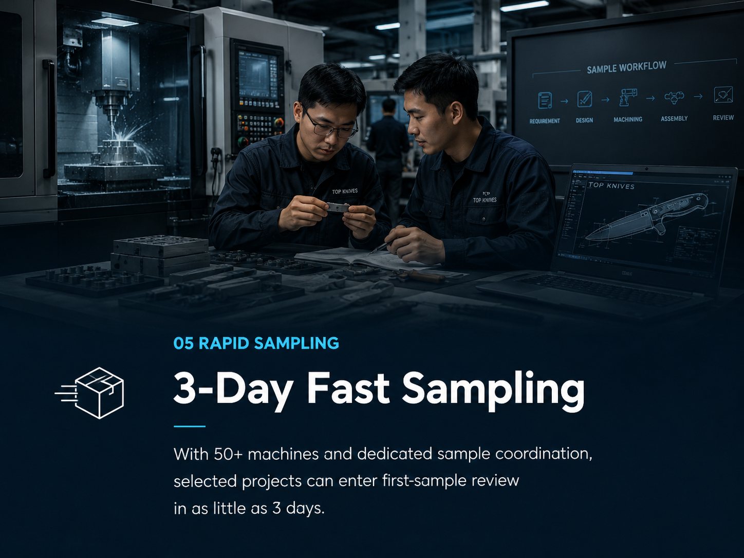 Fast sampling support for knife projects