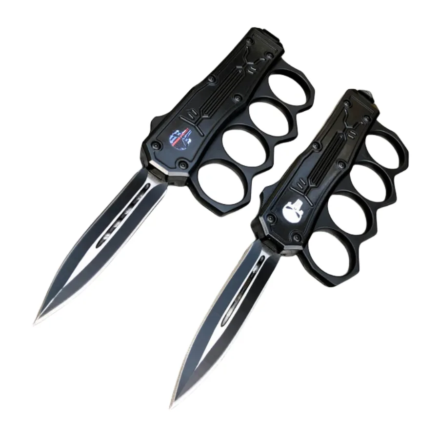 Spartan Punisher Skull Knuckle OTF