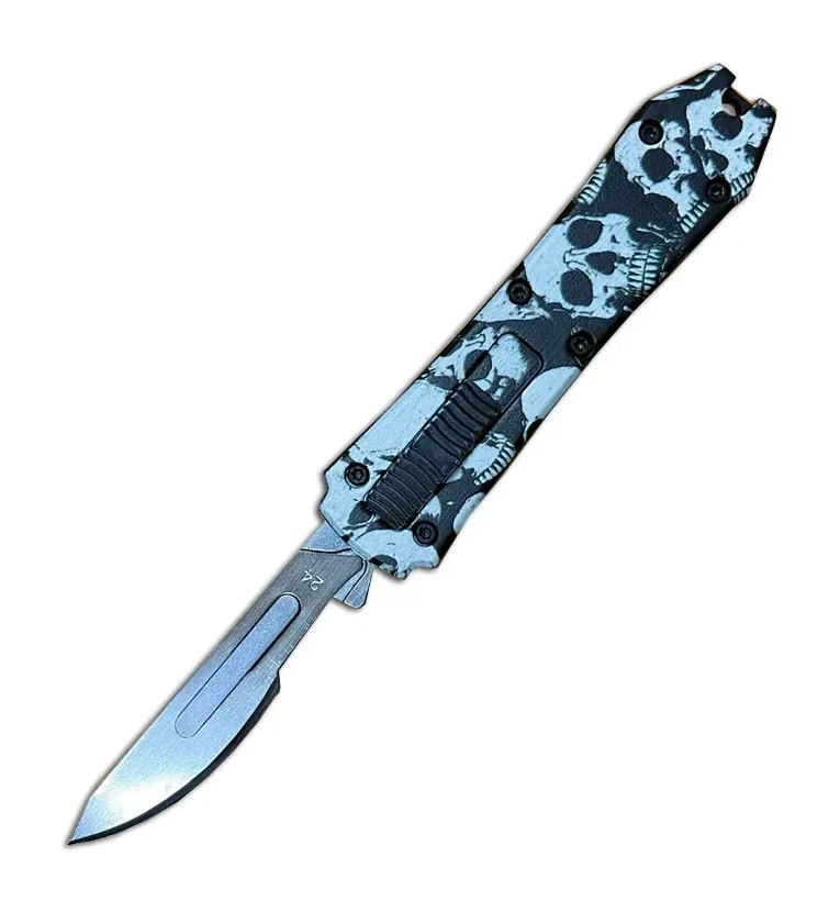 Mini OTF Surgery Knife Skull--sbm
