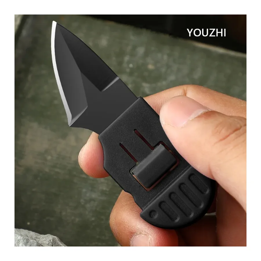 Mini Fixed Blade Knife With Sheath Keychain EDC Pocket Knives Mini Box Opener Cutter Outdoor Survival Self Defense Neck Knife