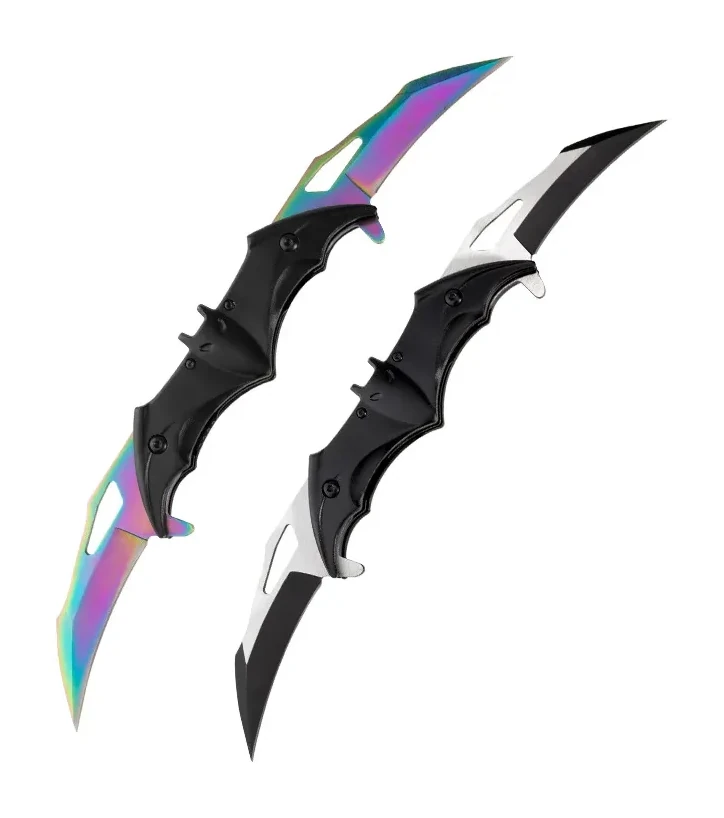 Creative Outdoor Butterfly Folding Knife Bat Knife Aluminum Pocket Knife Folding Knife