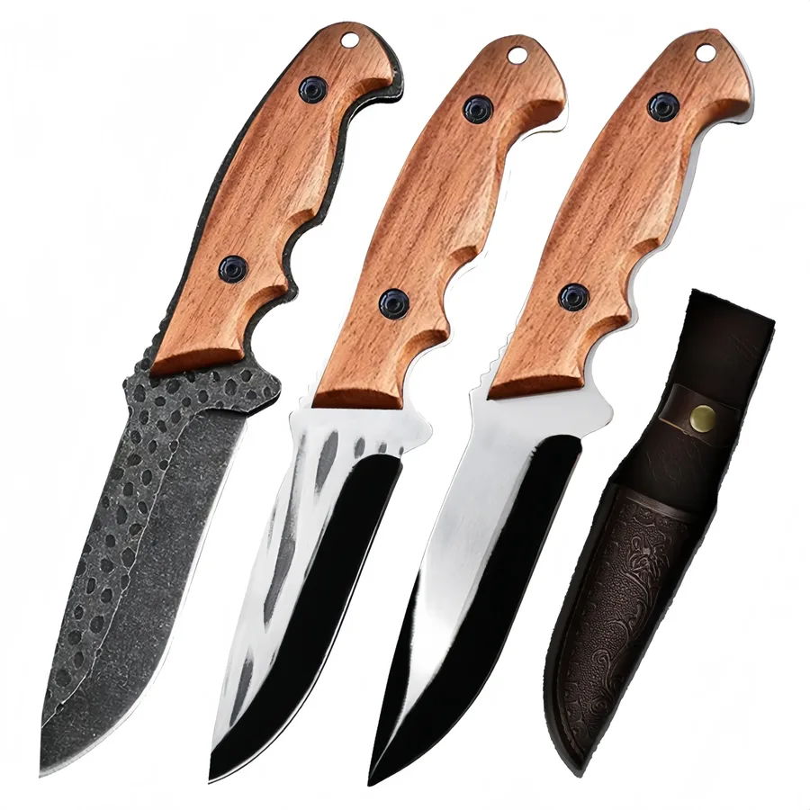 Outdoor Knife Camping Knife Portable Straight Knife