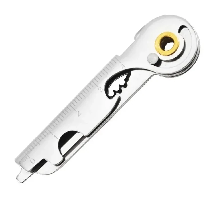 Brand New Stainless Steel Multifunctional Key Tool Bottle Opener Rotary Screwdriver Outdoor Knife Gift