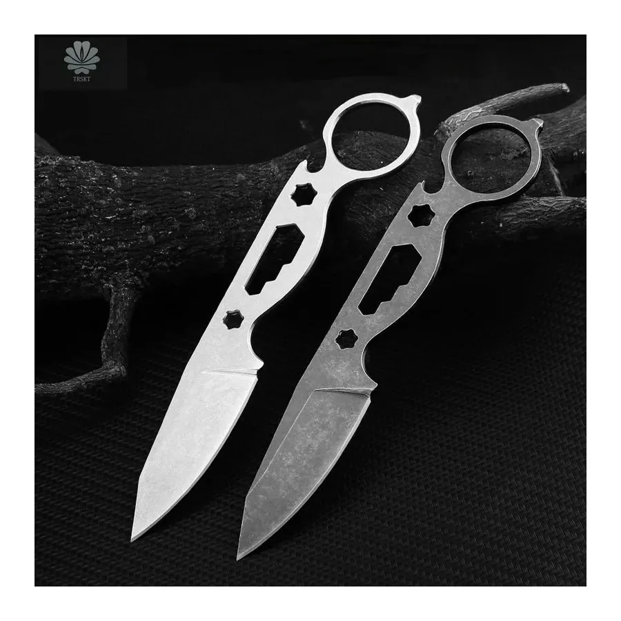 440c Multifunction Tactical Neck Knives Camping Outdoor Rescue Survival Knife EDC Tool With KYDEX