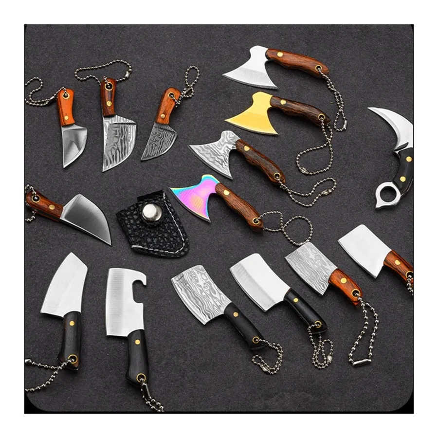 Mini EDC Multi Function Bottle Opener Key Chain Knife