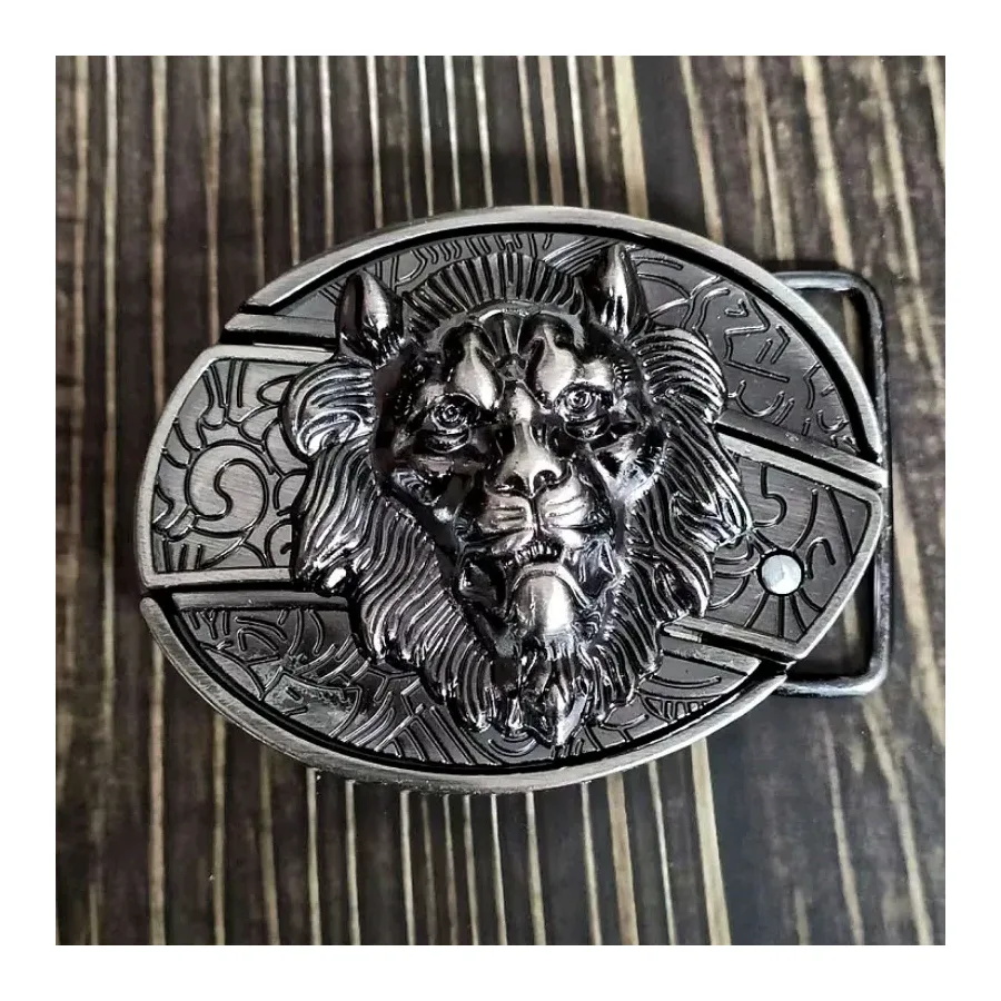 Lion Knife Belt Buckle Knife