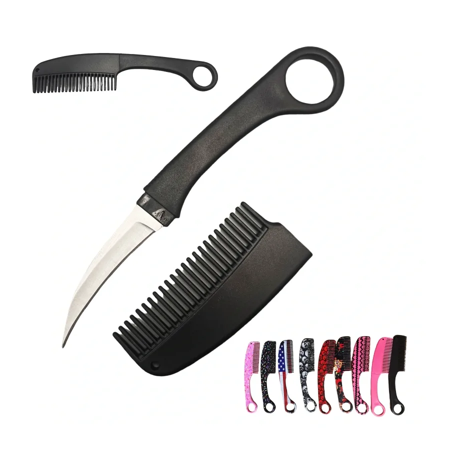 Stainless Steel Portable Comb Knife