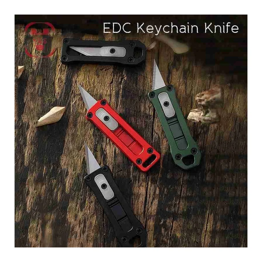 EDC Mini Manual OTF Knife​,Slide Blade Utility Knife​