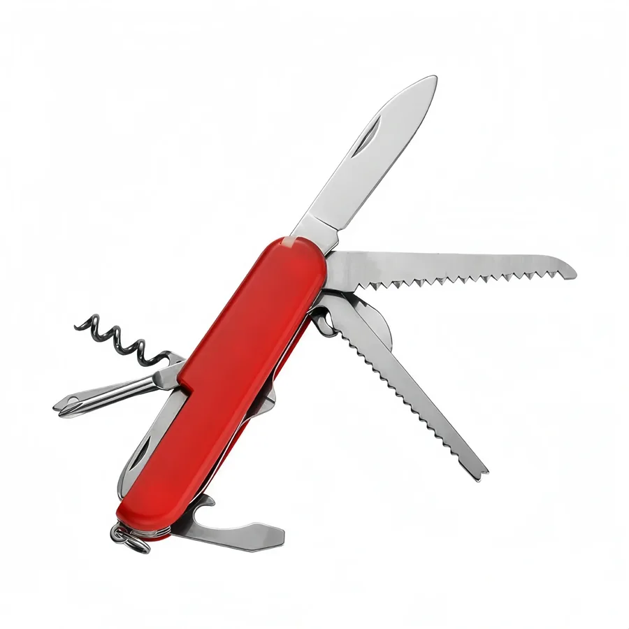 Multifunctional Pocket Knife Multi-purpose Red Outdoor Knife