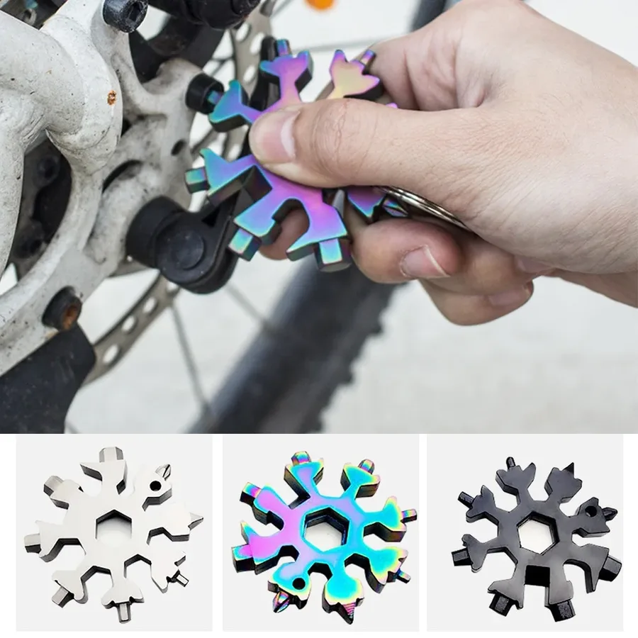 20 In 1 Multi Snowflake Tool,Great Christmas Stocking Stuffer,Unique Gifts For Dad Men Women