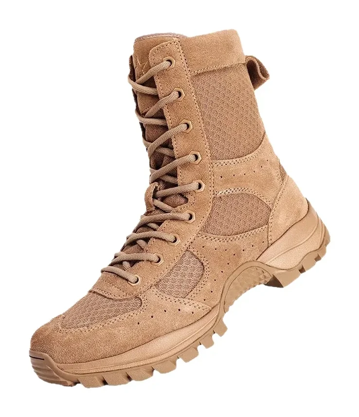 New Brown Summer Tactical Boots Men's Outdoor Ultra-light Breathable