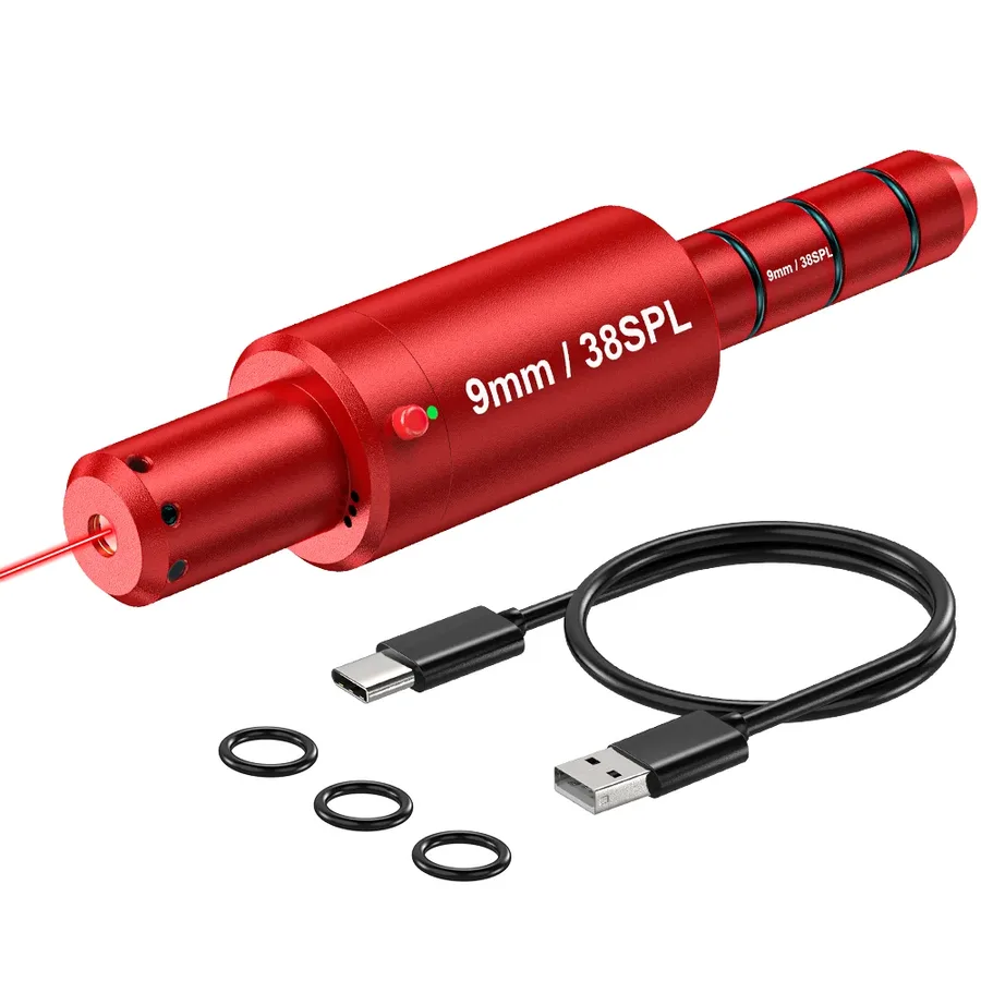 9mm / .38 Special Dual-purpose Laser Training Cartridge
