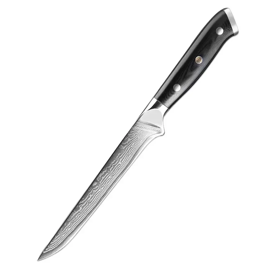 Damascus Steel Handle Meat Cutting And Boning Knife