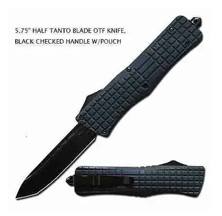 Textured Handle OTF Knife