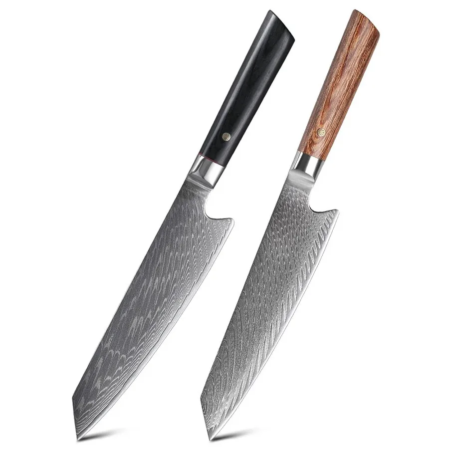 Damascus Kiritsuke Bunka Knife Set