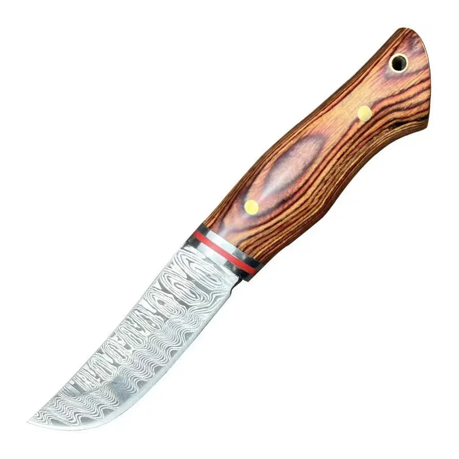 Damascus Knife Outdoor Small Straight Knife
