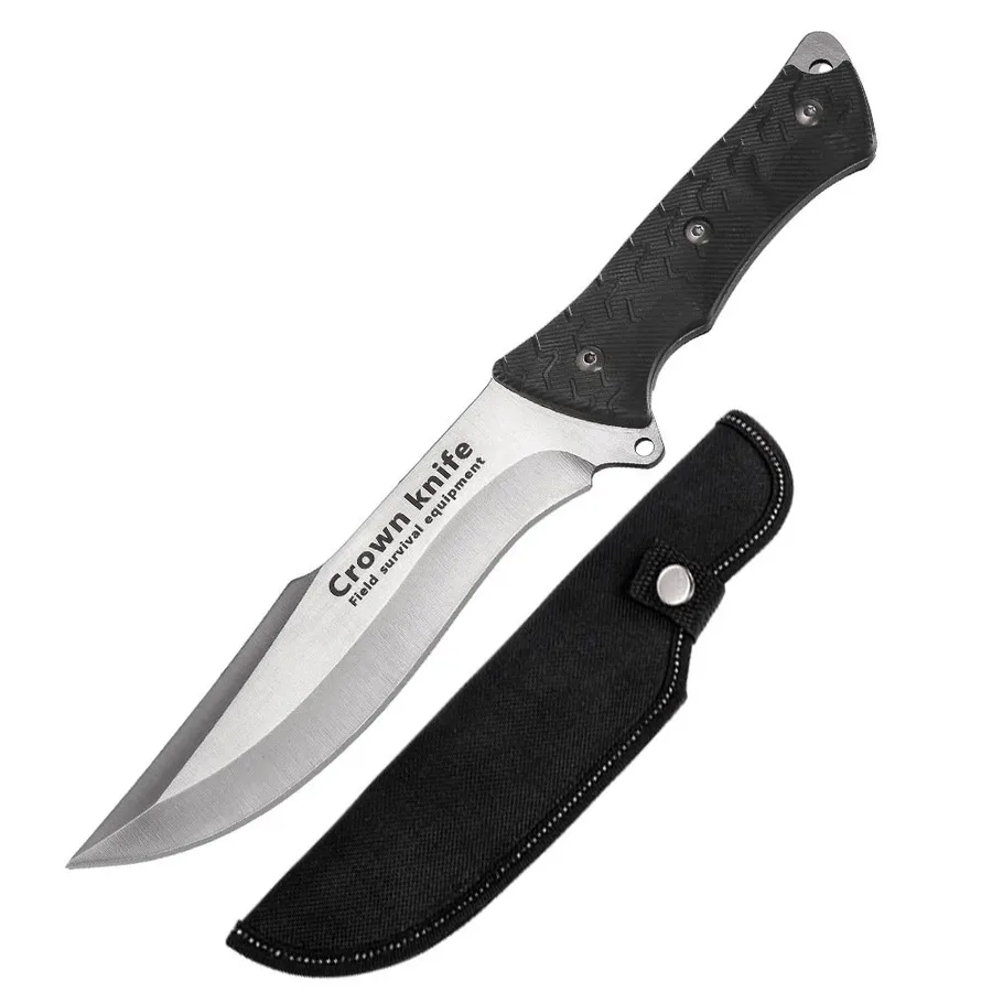Wild Wolf Outdoor Hunting Knife Camping High Hardness Sharp Wilderness Survival Knife