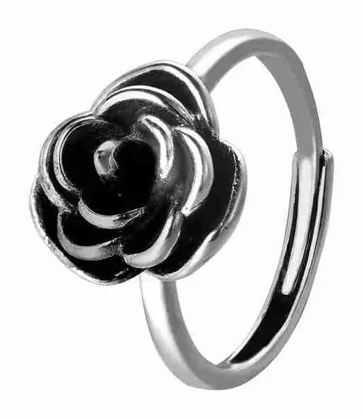 Concealed Rose Knife Ring For Everyday Carry & Tactical Use