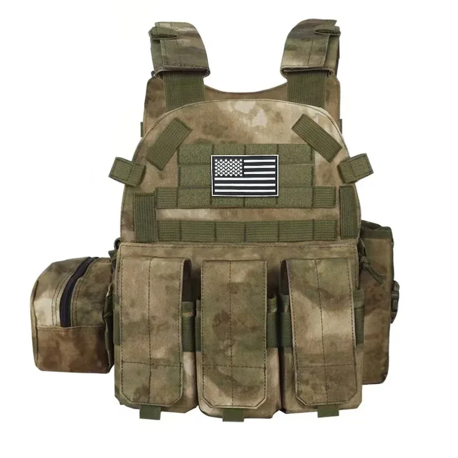Outdoor Survival Tactical Vest Men's Multifunctional Lightweight Training Vest Outdoor Cs Field