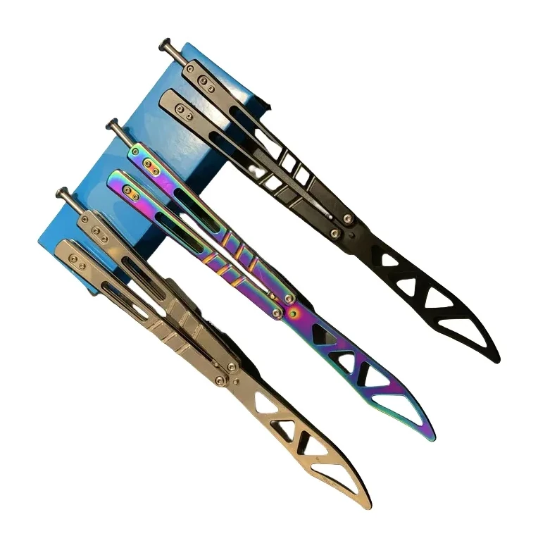 Butterfly Knife Practice Tool Stainless Steel Outdoor Tool Jl-64 Unsharpened