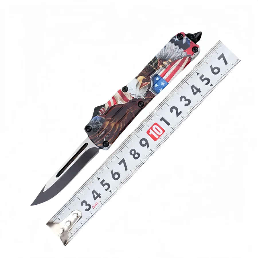 7 Inch Utility Switchblade Camping Tools Knife