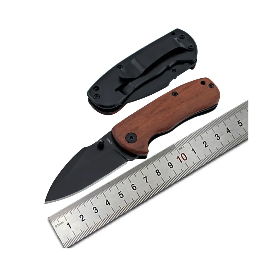 Wooden Stainless Steel Outdoor Folding Knife