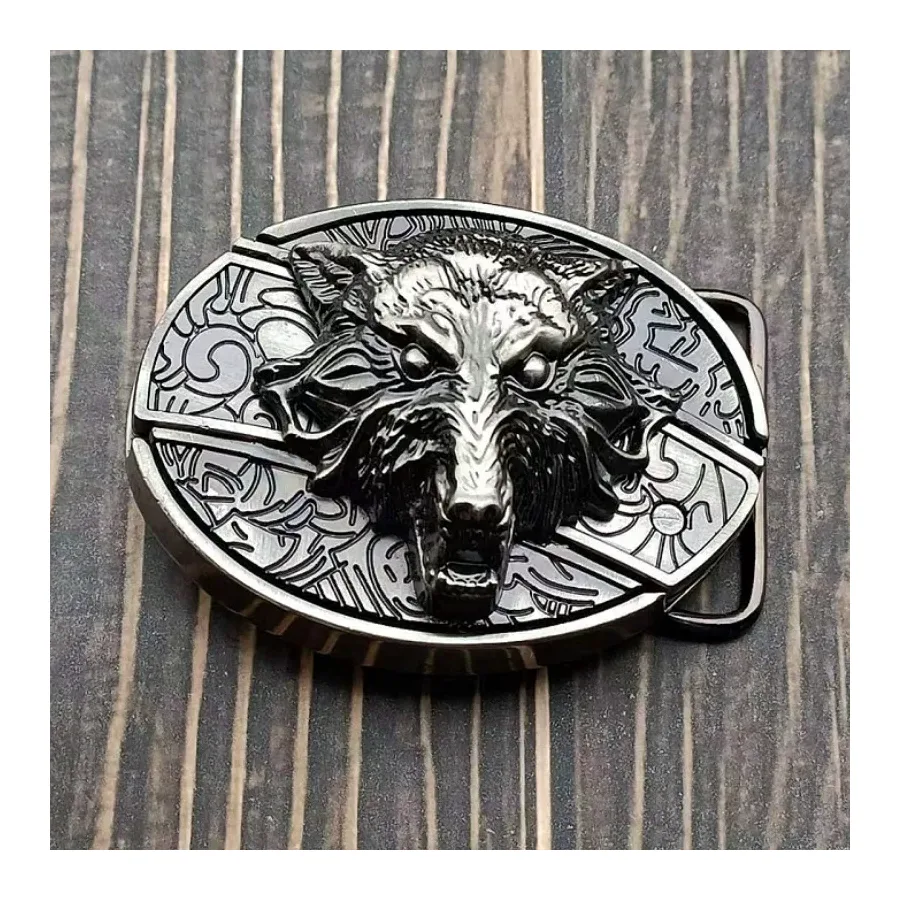 Wolf Knife Buckle Belt Buckle Knife