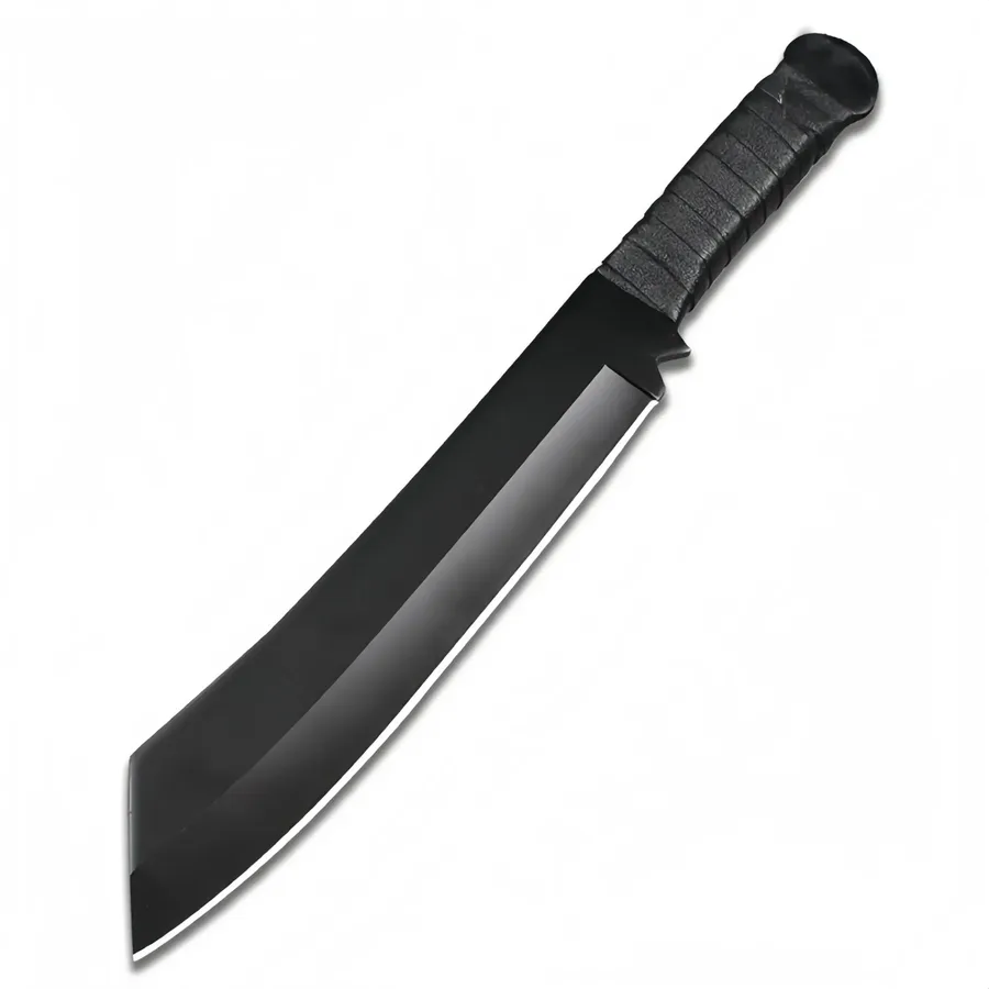 Outdoor Straight Knife Large Gold Back Knife High Hardness