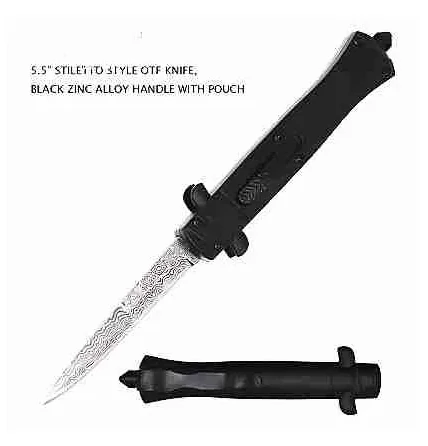 5.5inch (Ack) Pattern Blade OTF Knife