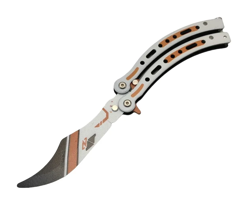 Csgo Butterfly Slaughter Balisong Butterfly Trainer Knife Upgraded