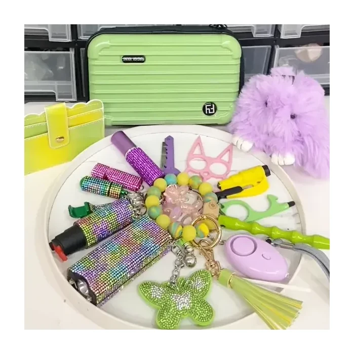 18-Piece Easter Keychain Set